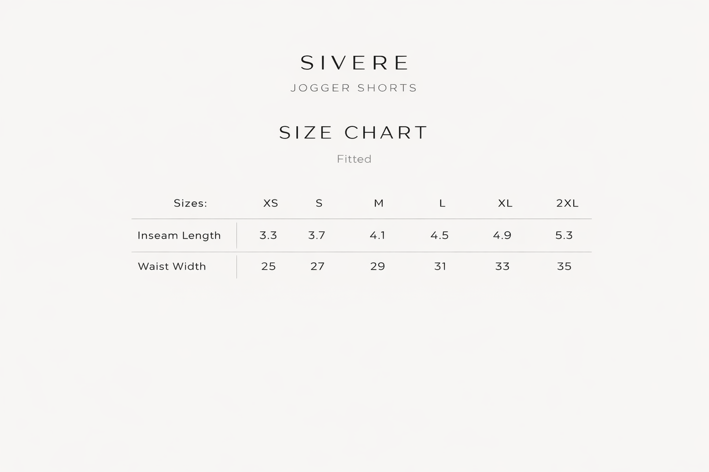 SIVERE Jogger Shorts