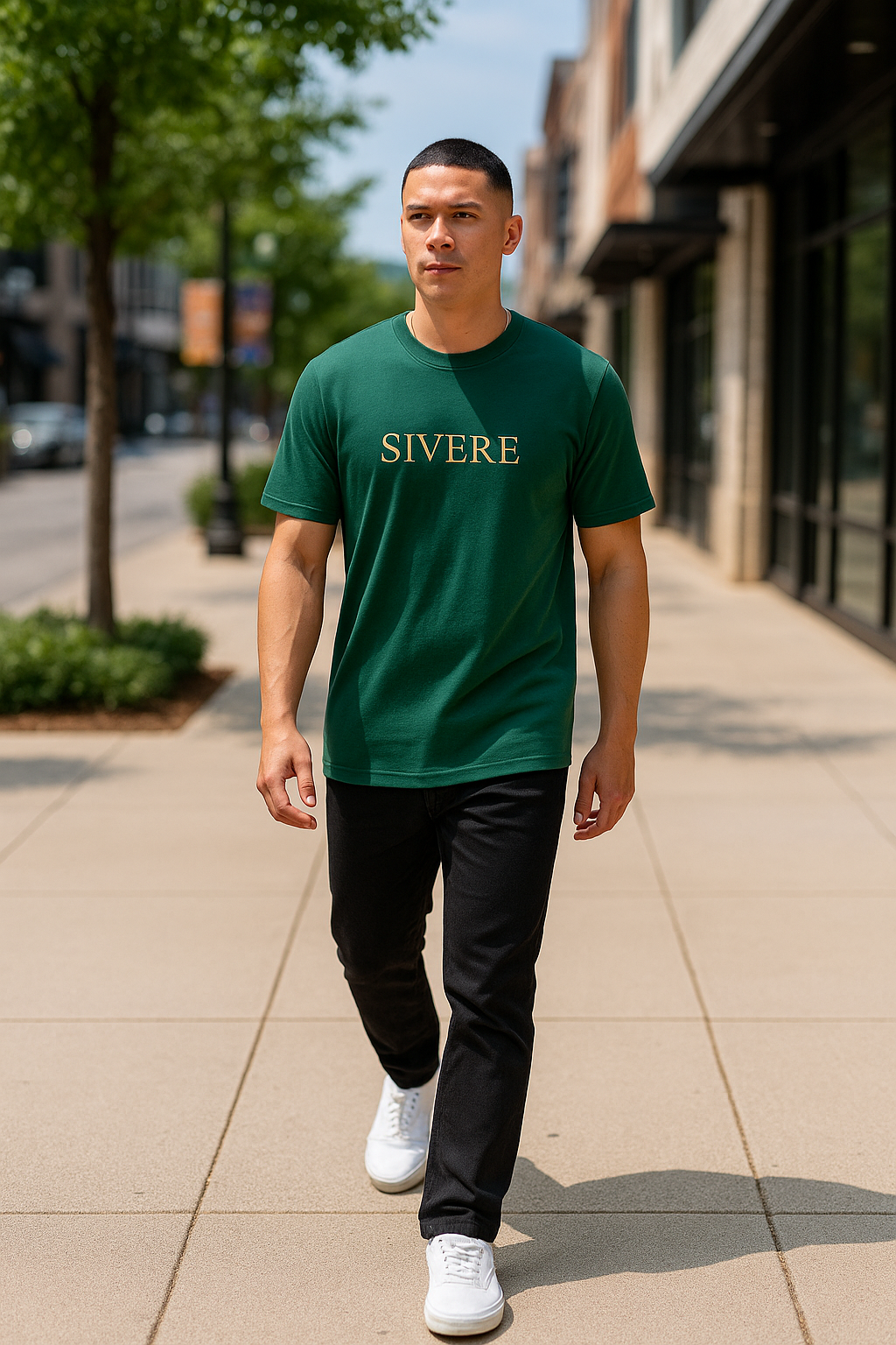 SIVERE Luxe Tee - Emerald