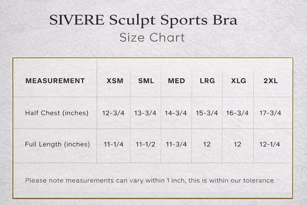 SIVERE Sculpt Sports Bra