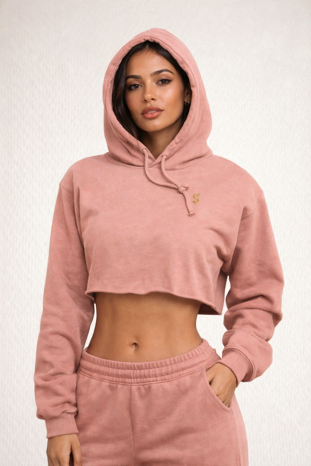SIVERE Crop signature Hoodie