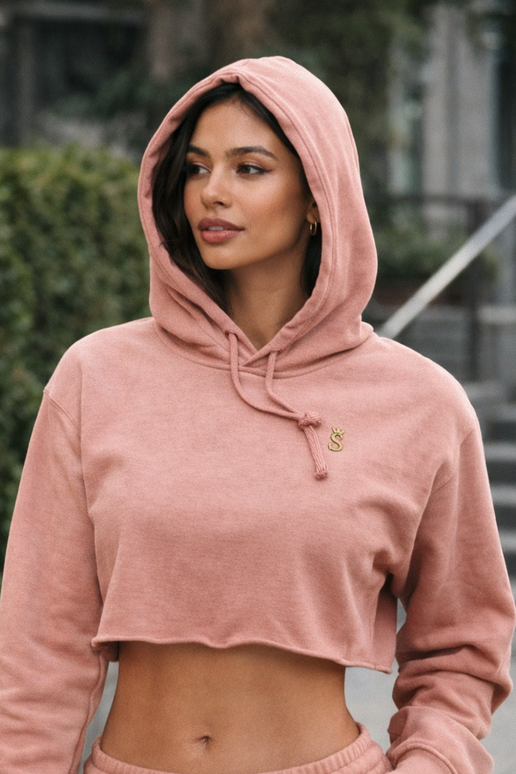 SIVERE Crop signature Hoodie