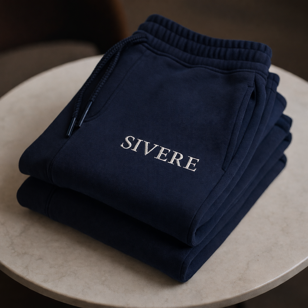 SIVERE Essential Joggers Noir