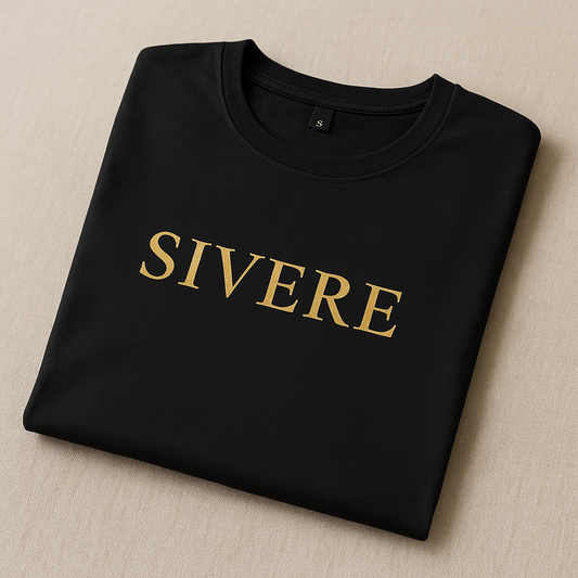 SIVERE Midnight Gold Essential Tee