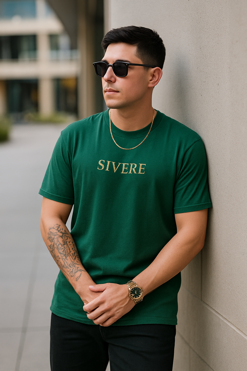 SIVERE Luxe Tee - Emerald