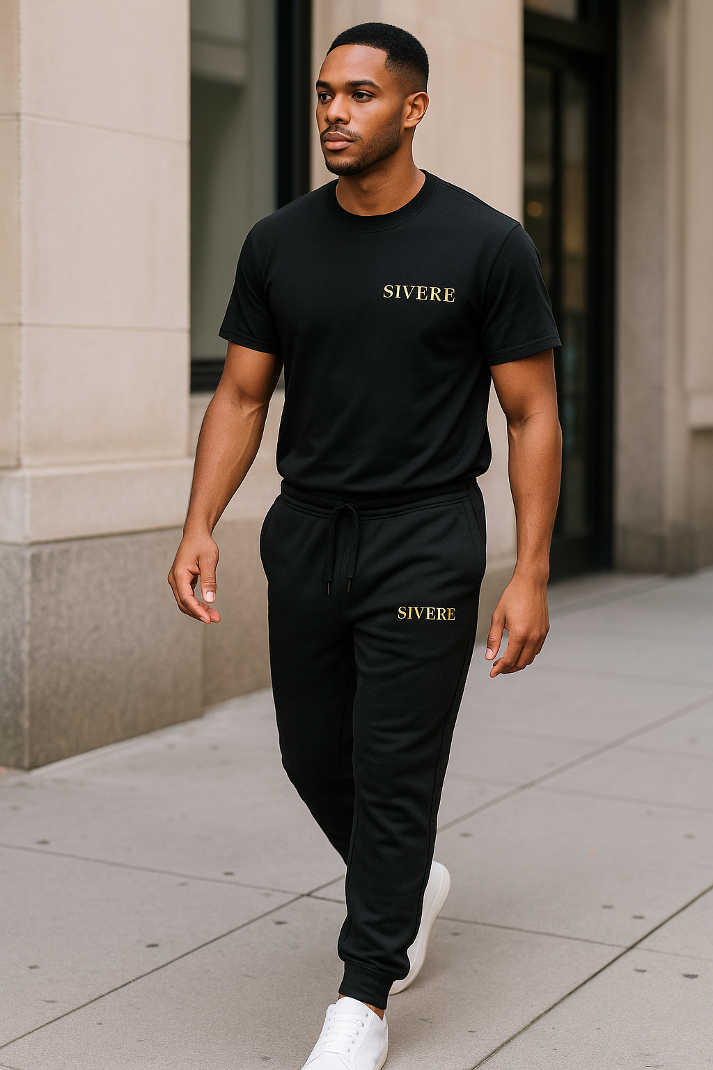SIVERE Essential Joggers- Black