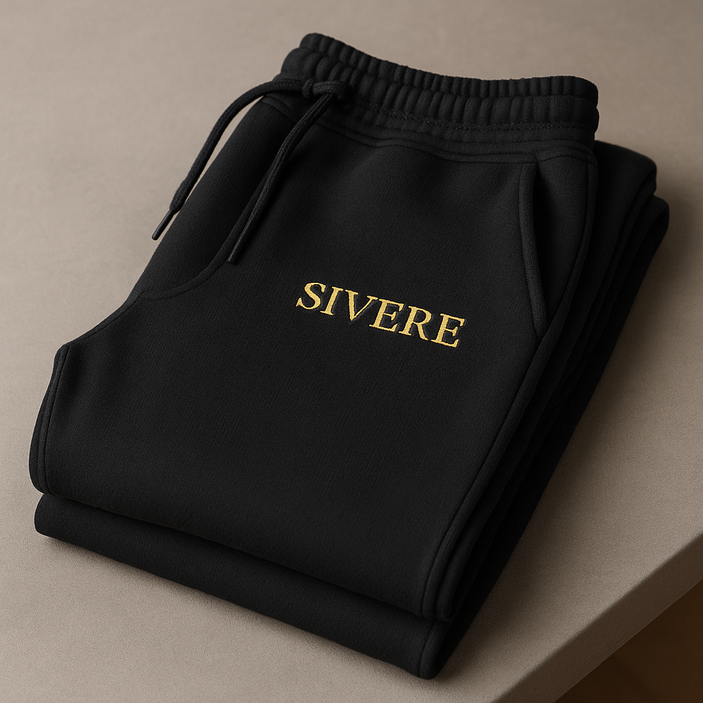 SIVERE Essential Joggers- Black